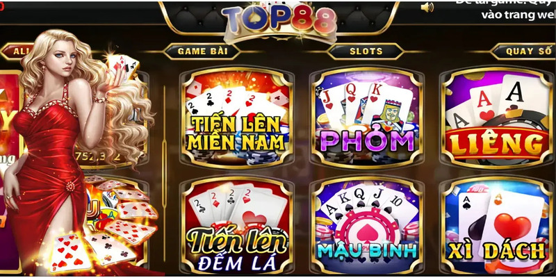Kho game bài đồ sộ cho hội viên lựa chọn